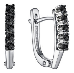 Серьги из белого золота с бриллиантом Империал S0645-205 Imperial