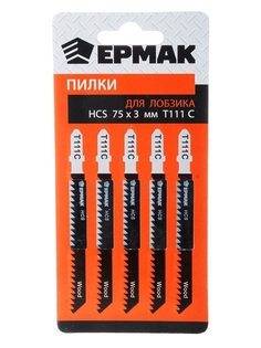 Пилка Ермак HCS EU 75x3mm T-111C 5шт 664-293