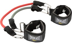 Набор эспандеров Everlast Fight Sports Ankle Resistance Bands красный/серый, 2 шт.