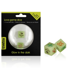 Светящиеся в темноте кубики Lovetoy Love Game Dice