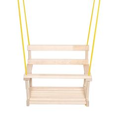 Качели детские подвесные KETT-UP ECO, дерево натуральное