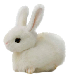 Мягкая игрушка Hansa Creation Заяц 17 см белый Синтепон Пластик 2832