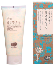 Средство для очищения Whamisa Organic Flowers Foam Cleansing Cream