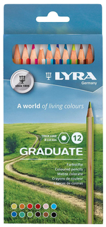 Набор цветных карандашей LYRA Graduate L2871121 12 шт.