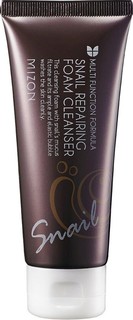 Пенка для умывания c муцином улитки MIZON Snail Repairing Foam Cleanser Mini 30 мл