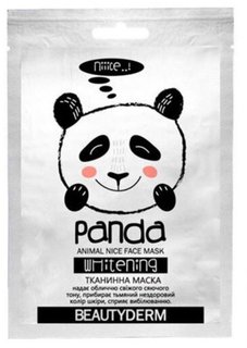 Тканевая отбеливающая маска "PANDA WHITENING" BEAUTYDERM, 25 мл