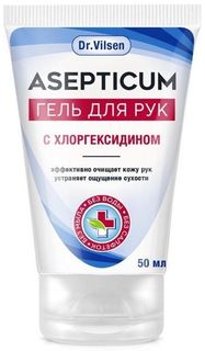 Антисептический гель для рук Dr.Vilsen с хлоргексидином 50 мл