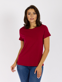 Футболка женская DAIROS GD69301030 бордовая L