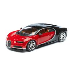 Машинка металлическая Bburago Bugatti Chiron, 1:18 18-11040/1 красный/черный