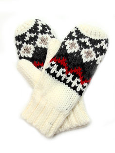 Варежки женские Venera 9600356 белые