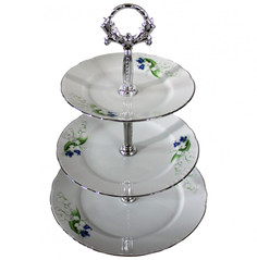 Этажерка 3-х ярусная Thun "Констанция /Ландыши" 232411