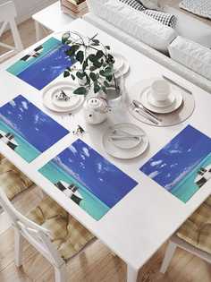 Салфетки сервировочные JoyArty "Круглый мостик" (32х46 см, 4 шт.)