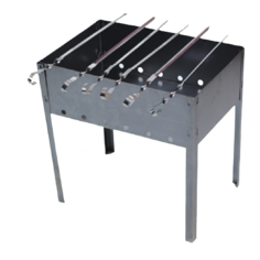 Мангал "Эконом" + 5 шампуров МНГ14К Метиз