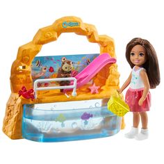 Кукла Barbie Челси, с аквариумом и аксессуарами