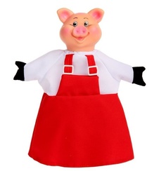 Кукла перчаточная "Веселый поросенок" Весна