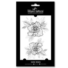 Временное тату "Dark Roses" Miami Tattoos