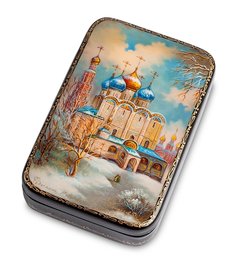 Шкатулка "Новодевичий моностырь" исп. Панферов Д. Art East