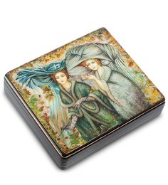 Шкатулка "На прогулке" исп. Акминская И. Art East