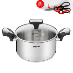 Кастрюля TEFAL 24 + крышка + Ножницы Tefal K1564174