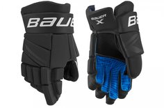 Хоккейные перчатки BAUER X S21 INT(13 / черно-белый/13) Бауэр