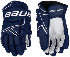 Перчатки хоккейные BAUER NSX S18 Sr взрослые(15 / темно-синий/15) Бауэр