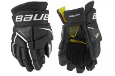 Хоккейные перчатки BAUER Supreme 3S S21 JR подростковые(11 / черно-белый/11) Бауэр