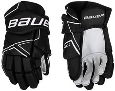 Перчатки хоккейные BAUER NSX S18 JR подростковые(11 / черный/11) Бауэр