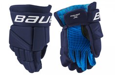 Перчатки хоккейные BAUER X S21 YTH детский(9 / темно-синий/9) Бауэр
