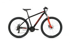 Велосипед FORWARD Edge 27,5 2.0 Disc (2020) 18 / черный-красный 18 ростовка