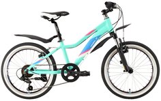 Подростковый велосипед WELT Edelweiss 20" (2021)(мятно-зеленый)