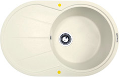 Мойка для кухни гранитная Zigmund & Shtain KREIS OV 770 B каменная соль
