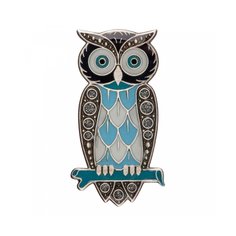 Брошь из бижутерного сплава с эмалью Clara Bijoux F25012-42 BL