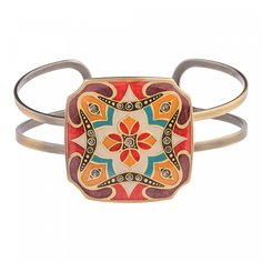 Браслет из бижутерного сплава/бронзы с эмалью Clara Bijoux C77618 R