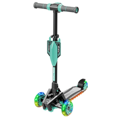 Самокат Small Rider Premium Pro 3 Аква MEGA033, свет, звук