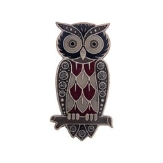 Брошь из бижутерного сплава с эмалью Clara Bijoux F25018-38 BW