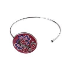 Браслет из бижутерного сплава/бронзы с эмалью Clara Bijoux C77392 V