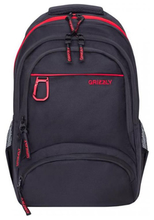 Рюкзак детский Grizzly RU-806-1 черный - красный
