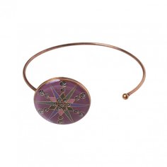 Браслет из бижутерного сплава/бронзы с эмалью Clara Bijoux C77402-2 V