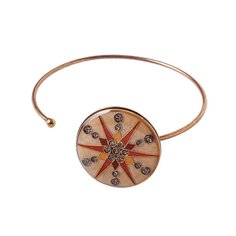 Браслет из бижутерного сплава/бронзы с эмалью Clara Bijoux C77378 BR