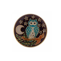 Брошь из бижутерного сплава с эмалью Clara Bijoux F25151-11 BL