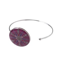Браслет из бижутерного сплава/бронзы с эмалью Clara Bijoux C77372 V