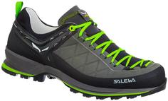 Ботинки Salewa Mountain Trainer Leather Mens, smoked/fluo green, 8 UK