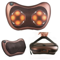 Массажная подушка Airclif Massage Pillow коричневая No Brand