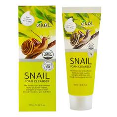 Нежная пенка для умывания с экстрактом муцина улитки Ekel Snail Foam Cleanser, 100 мл