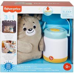 Музыкальный ночник 3-в-1 Fisher-Price Медвежонок с фонариком GRR00