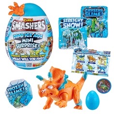 Игровой набор Zuru Smashers Среднее яйцо динозавра Ледниковый период оранжевая лапа 7456-3