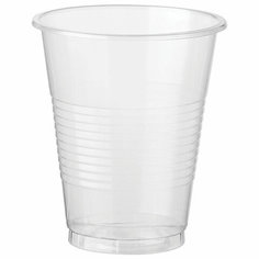 Стакан одноразовый СТАНДАРТ 200мл КОМПЛЕКТ 4000шт (20 упаковок по 200шт) прозрачный No Brand