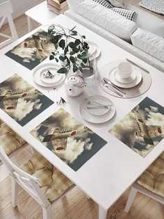 Сервировочные салфетки JoyArty "Пике в облаках" (32х46 см, 4 шт.)