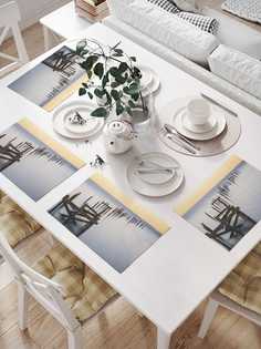 Сервировочные салфетки JoyArty "Вечное озеро" (32х46 см, 4 шт.)