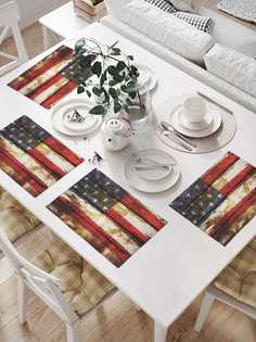 Сервировочные салфетки JoyArty "Старинный флаг" (32х46 см, 4 шт.)